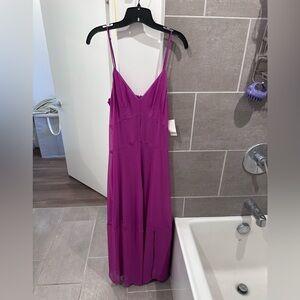 Bar III Vibrant Purple Maxi Dress